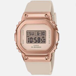 Casio G-Shock GMS5600PG-4 Rose Gold Stainless Steel Pink Metal Women's Watch